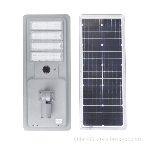 US Stock LED Solar Powered Street Lamp 50W-200W IP65 5000K for Parking Lot